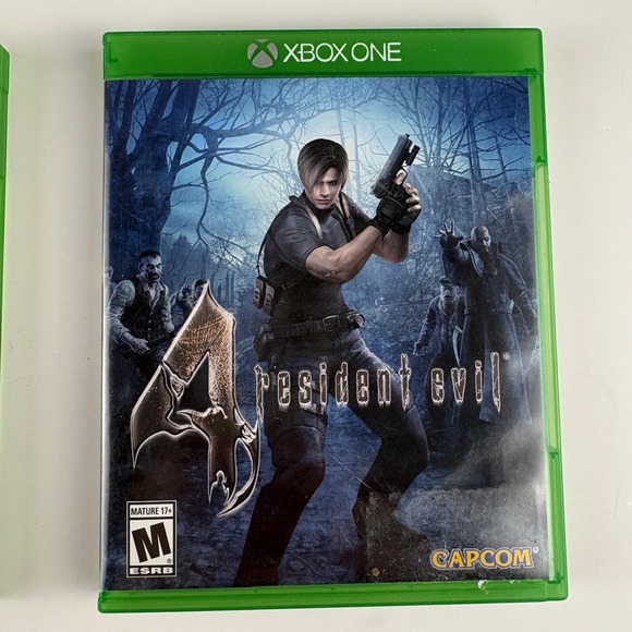 Resident Evil 2 & 4 Xbox One Games Bundle Horror‎ Action Capcom Video Game - Picture 3 of 9